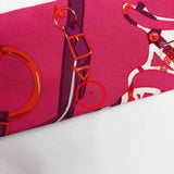 HERMES scarf Twilly silk pink Women Used - JP-BRANDS.com