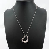 TIFFANY&Co. Necklace Open heart Elsa Peretti Silver925 Silver Women Used - JP-BRANDS.com