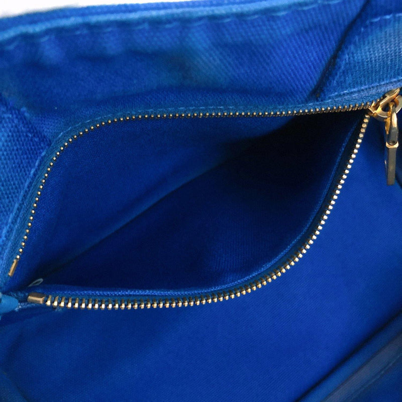 PRADA Tote Bag Canapa mini canvas blue Women Used - JP-BRANDS.com