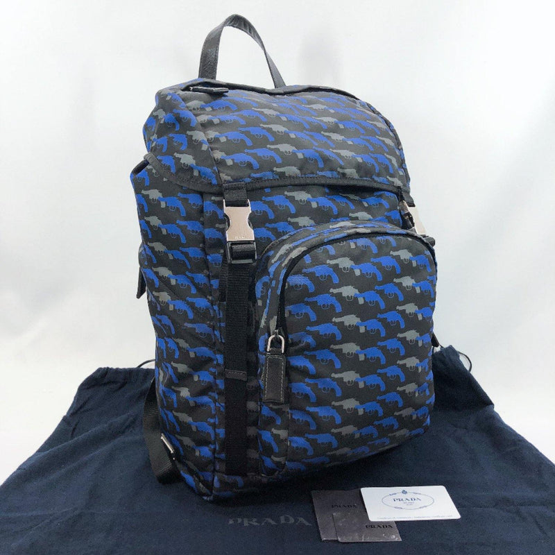 Prada Re-Nylon Mini Backpack - Blue