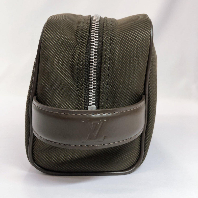 LOUIS VUITTON business bag M30758 Parana Taiga/leather khaki mens Used –