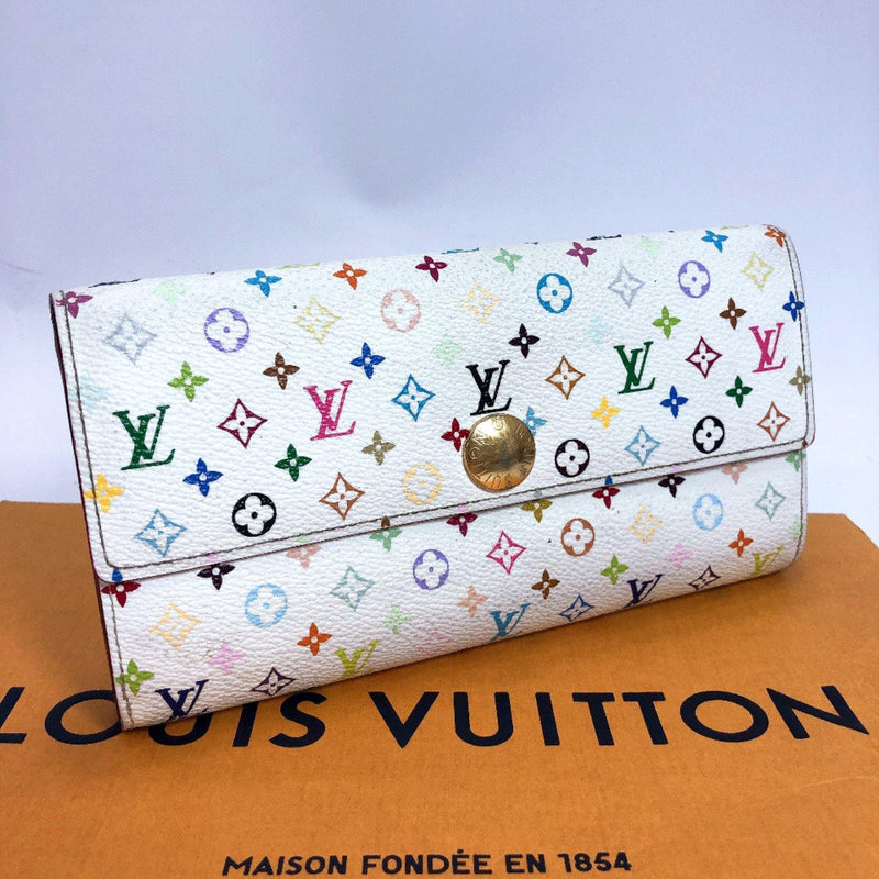 LOUIS VUITTON purse M93744 Portefeiulle Sarah Monogram multicolor
