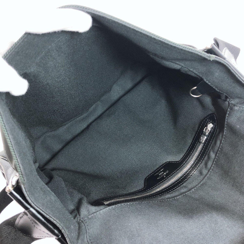 LV - Black Nylon & Leather Tote Bag