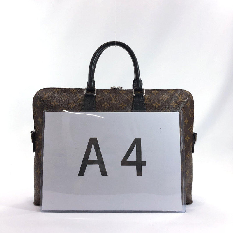 Louis Vuitton Monogram Macassar Larry Briefcase QJMBMH4Q0B005