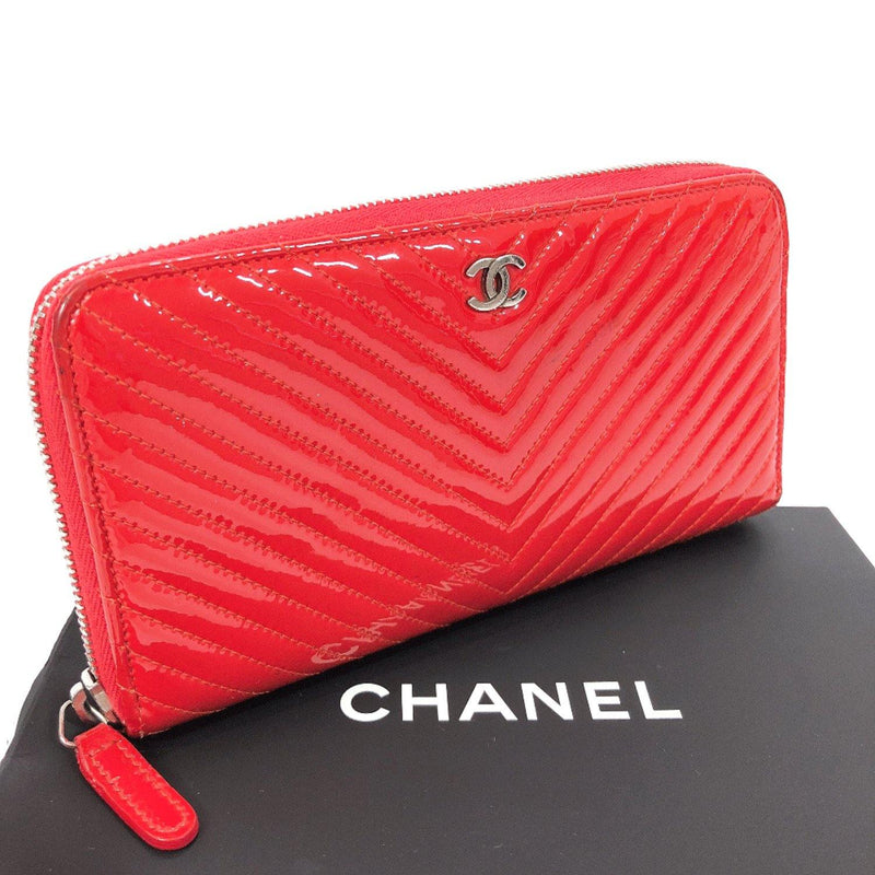 CHANEL purse COCO Mark V stitch line Patent leather Red Women Used – JP- BRANDS.com