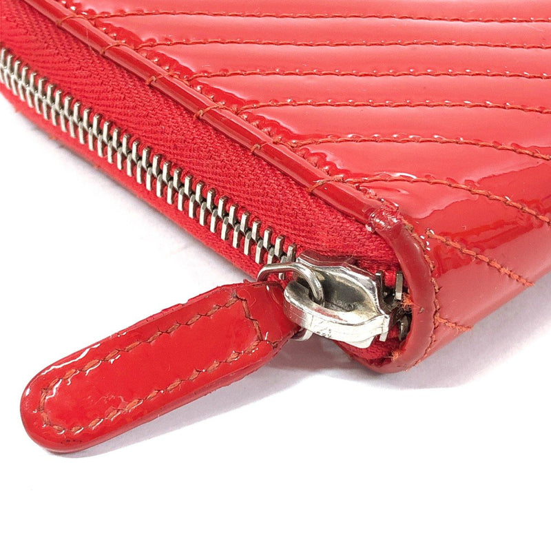 CHANEL purse COCO Mark V stitch line Patent leather Red Women Used –