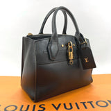 LOUIS VUITTON Handbag M51028 City Steamer PM Calfskin black Women Used - JP-BRANDS.com