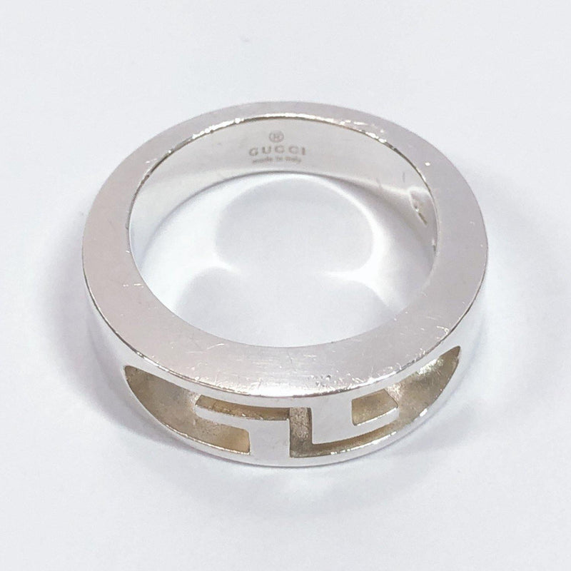 GUCCI Ring Double G Silver925 C Silver Women Used - JP-BRANDS.com
