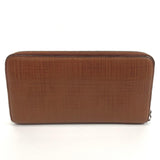 LOEWE purse Zip Around leather Brown unisex Used - JP-BRANDS.com