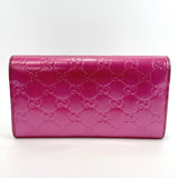 GUCCI purse 251861 Lovely GG Shima Patent leather pink Women Used - JP-BRANDS.com