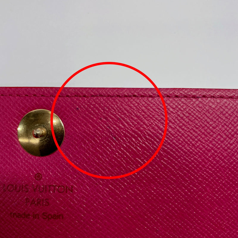 LOUIS VUITTON purse M93747 Portefeiulle Sarah Monogram multicolor Black Women Used