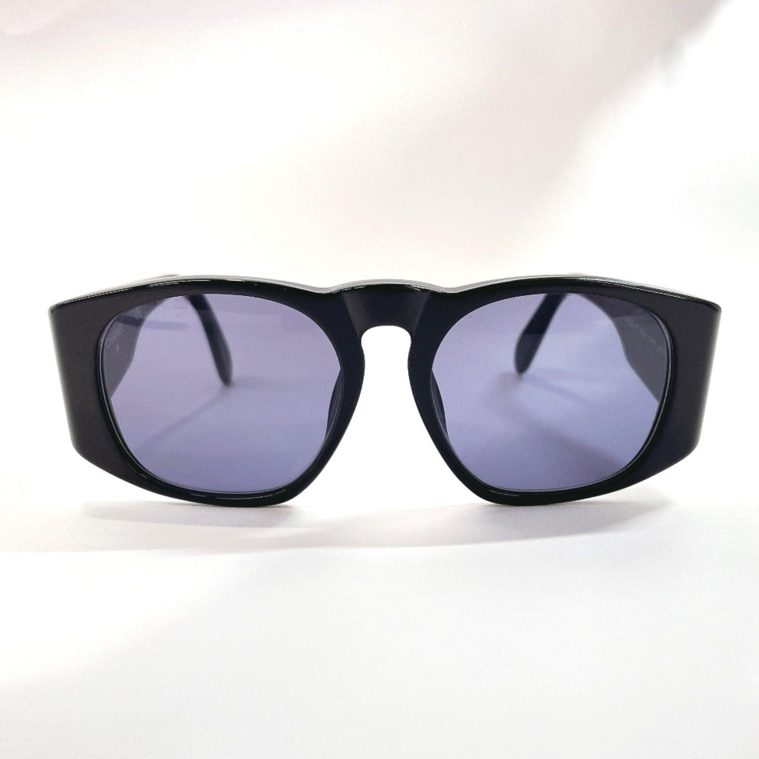 chanel black and beige sunglasses