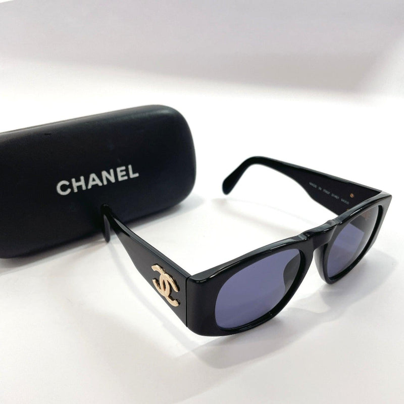 Authentic Chanel Sunglasses/--/Plastic/Black/Women's/Cocomark