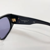 CHANEL sunglasses 01451 94305 COCO Mark Synthetic resin black black Women Used - JP-BRANDS.com