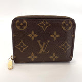LOUIS VUITTON coin purse M60067 zip around purse Monogram canvas Brown unisex Used - JP-BRANDS.com