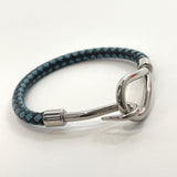 HERMES bracelet jumbo leather/metal black blue Women Used - JP-BRANDS.com