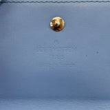 LOUIS VUITTON wallet M91168 Portonet Bie Cult Credit Monogram Vernis blue Women Used