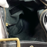 COACH Shoulder Bag Tassel leather black beige Women Used - JP-BRANDS.com