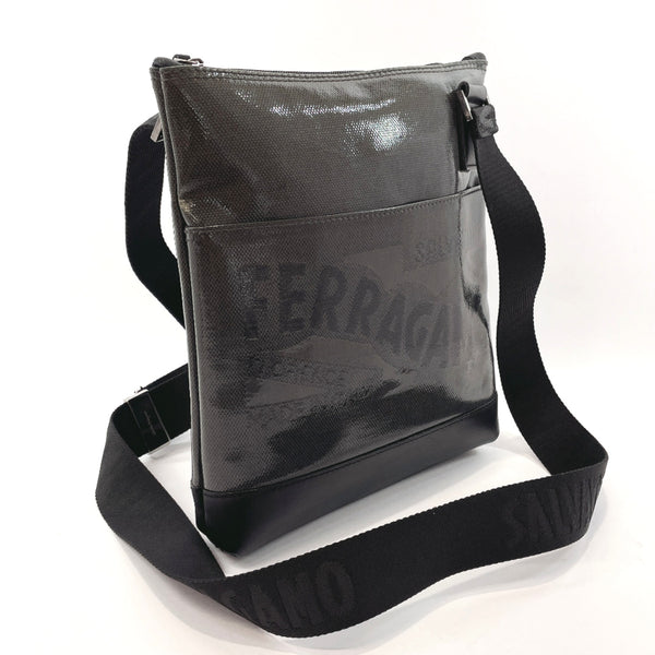 Salvatore Ferragamo Shoulder Bag GA-247243 PVC khaki mens Used