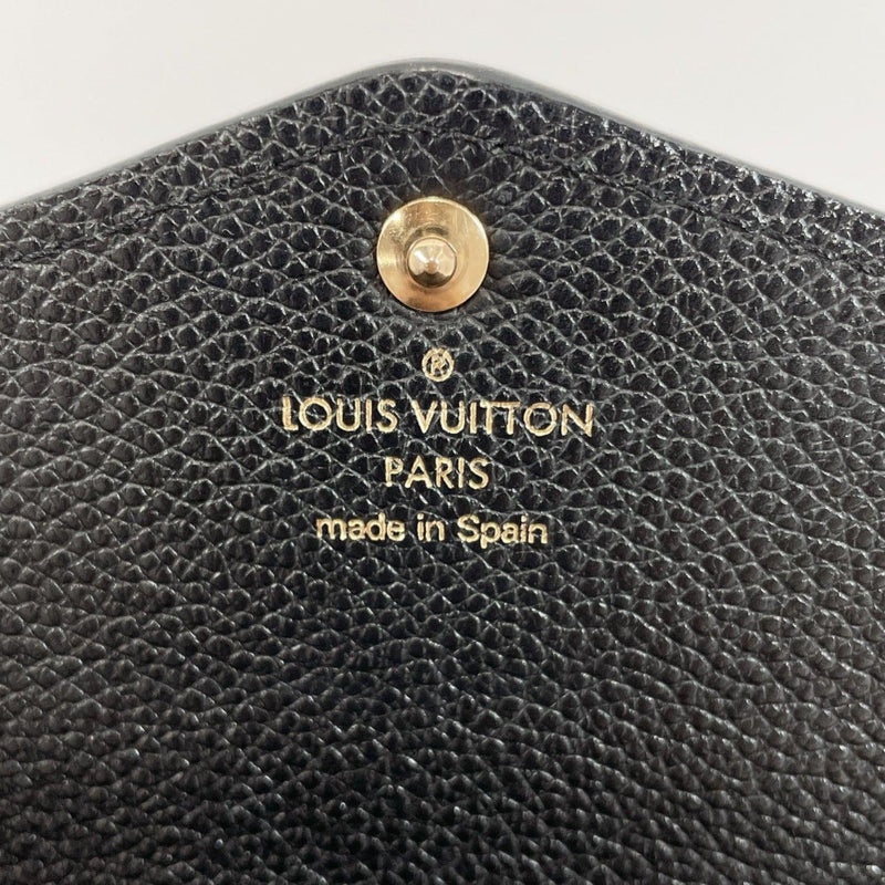 LOUIS VUITTON purse M61882 Portefeiulle Sarah Monogram unplant Black Women Used - JP-BRANDS.com