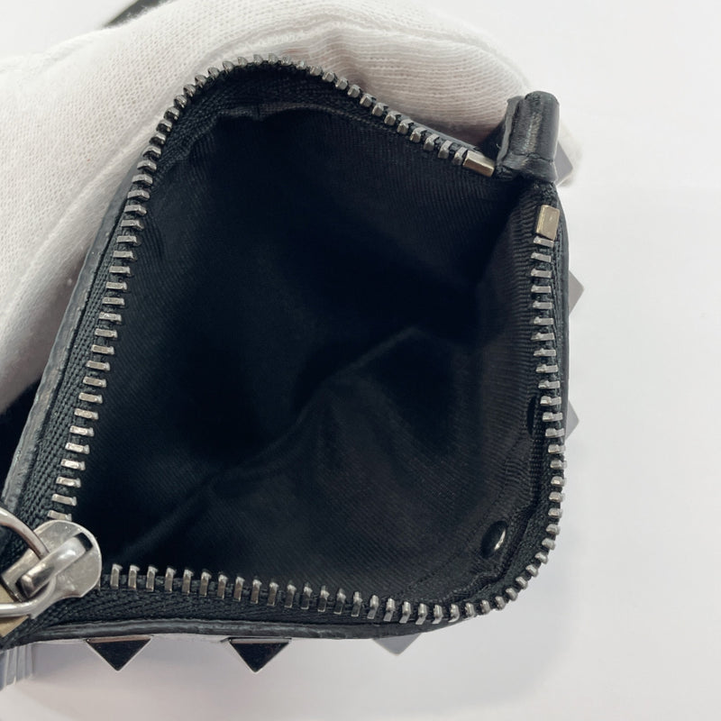 VALENTINO GARAVANI wallet Rock studs Undercover collaboration leather Black unisex Used