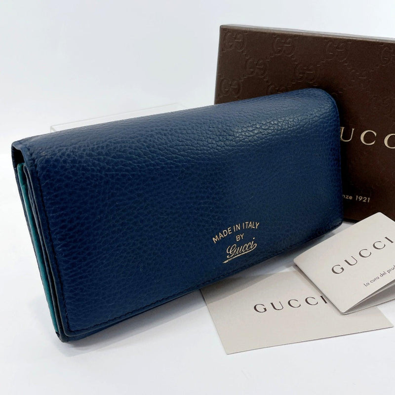 GUCCI purse 354498 leather Navy blue Women Used - JP-BRANDS.com