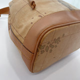 PRIMA CLASSE Shoulder Bag drawstring type PVC/leather Brown Women Used