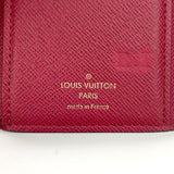 LOUIS VUITTON Tri-fold wallet M41938 Portefeiulle Victorine Monogram canvas Brown Fuchsia Women Used