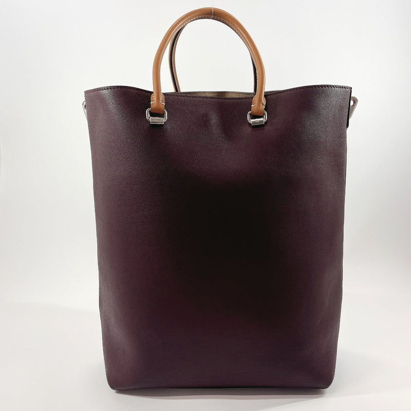 LOUIS VUITTON Tote Bag M48859 Flor GM Parnasea leather purple Women Used