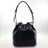 LOUIS VUITTON Shoulder Bag M40752 Petit Noe Epi Leather Black Women Used