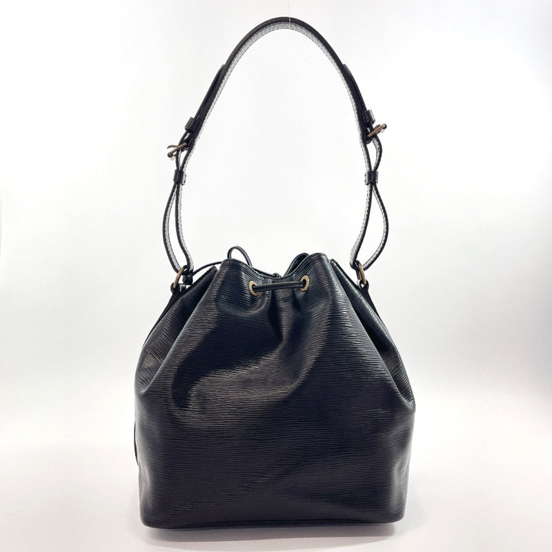 LOUIS VUITTON Shoulder Bag M40752 Petit Noe Epi Leather Black Women Used