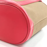 HUNTING WORLD Tote Bag canvas/leather khaki khaki Women Used - JP-BRANDS.com