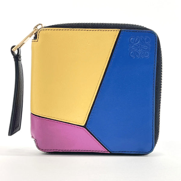 LOEWE wallet puzzle leather multicolor Women Used