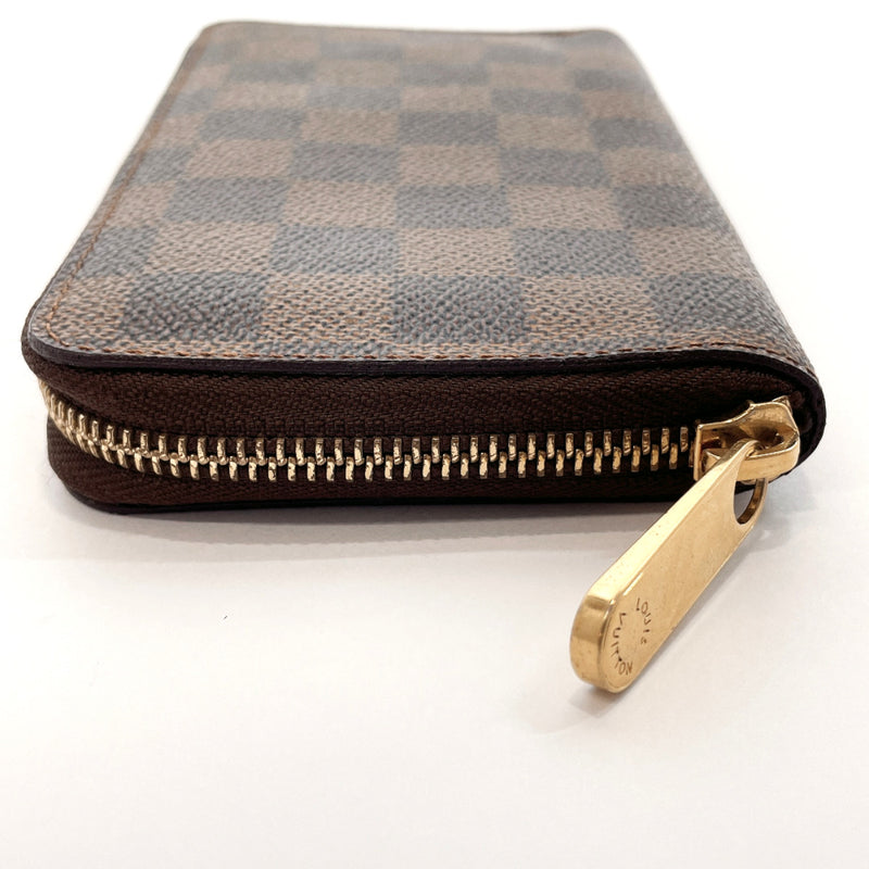 LOUIS VUITTON purse N60028 Zippy Compact Wallet Damier canvas Brown me –