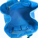 PRADA PRADA Canapa BN1872 Tote Bag Canvas Blue Women Used