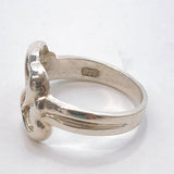 TIFFANY&Co. Ring Triple heart Silver925 10 Silver Women Used