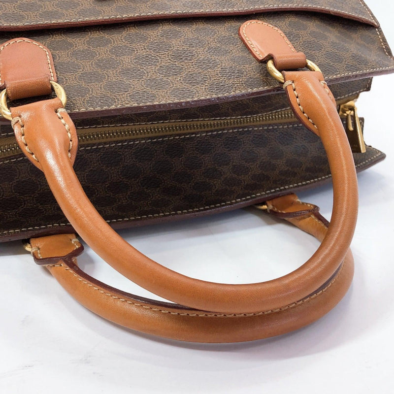 CELINE Handbag M96 Macadam Vintage 2way PVC Brown Women Used – JP