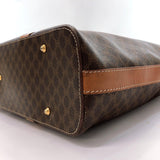 CELINE Tote Bag DM94 vintage Macadam PVC/leather Brown Women Used - JP-BRANDS.com