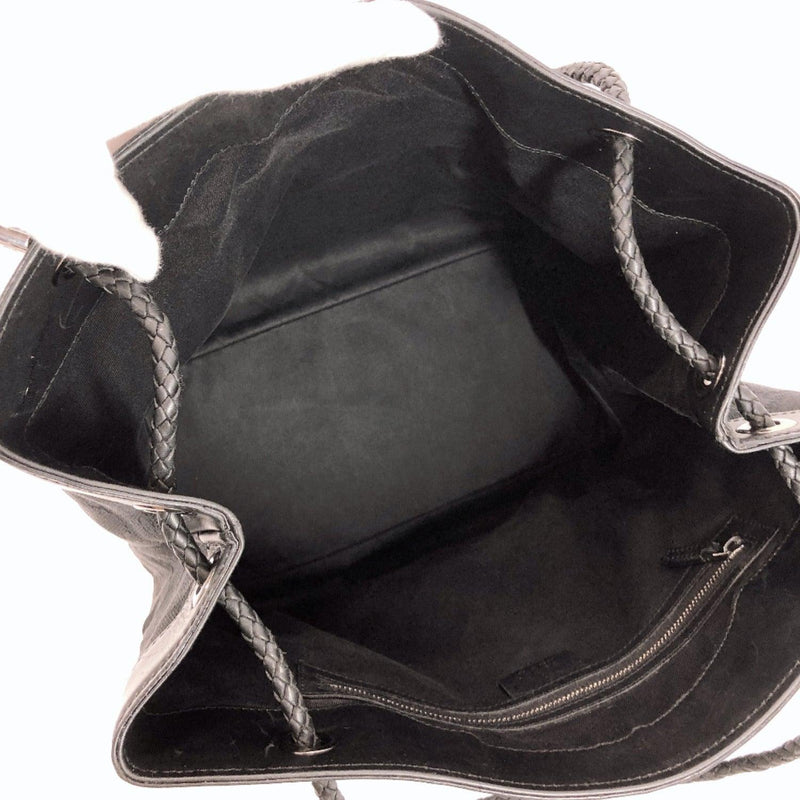 GUCCI Shoulder Bag 109141 GG canvas/leather black Women Used - JP-BRANDS.com