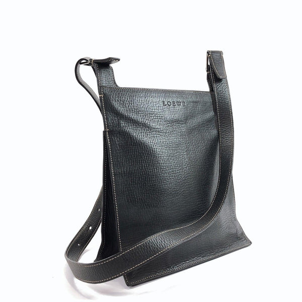 LOEWE Shoulder Bag leather black Women Used - JP-BRANDS.com