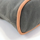 HERMES Pouch Bolide pouch mini Cotton canvas gray Women Used - JP-BRANDS.com