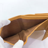 CELINE Tri-fold wallet M14 vintage Macadam pattern PVC/leather Brown Women Used - JP-BRANDS.com