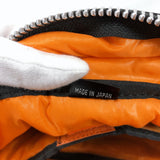 PORTER Waist bag tanker Nylon black Orange mens Used