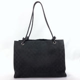 GUCCI Tote Bag 109140 Intrecciato GG canvas/leather black Women Used - JP-BRANDS.com