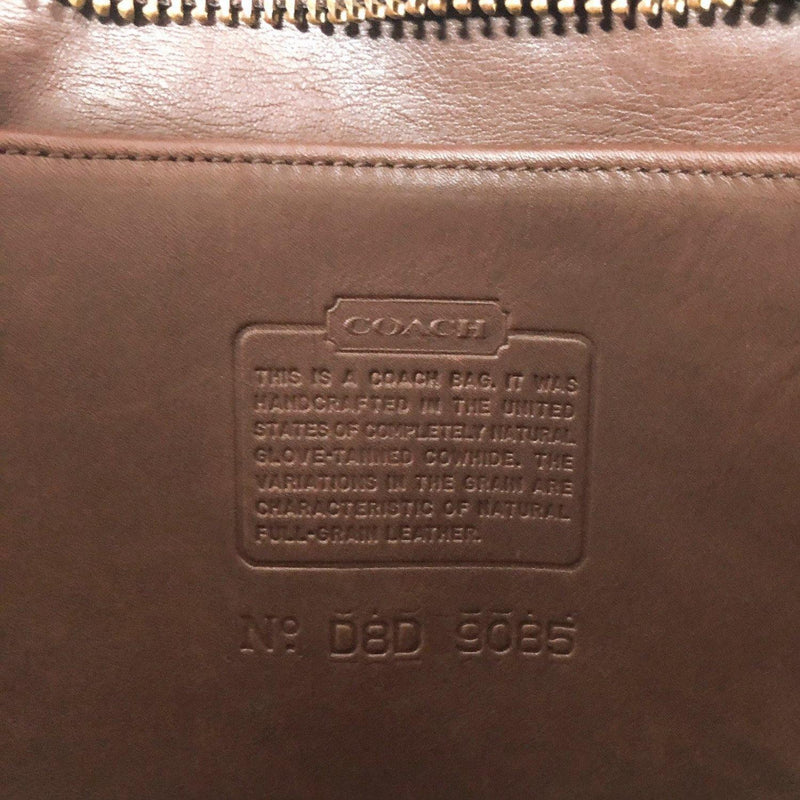 COACH Shoulder Bag 9085 Old coach Grain leather Brown Women Used - JP-BRANDS.com