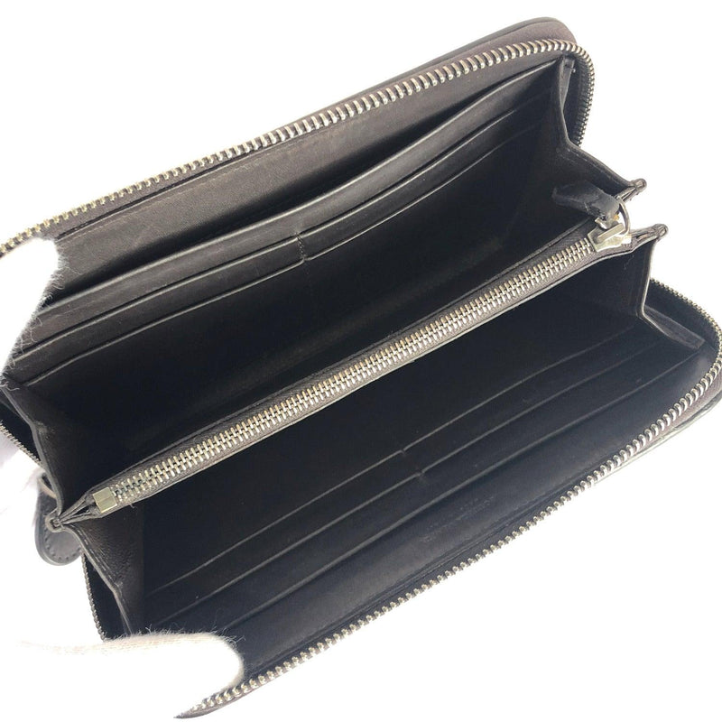 BOTTEGAVENETA purse Intrecciato leather Dark brown mens Used - JP-BRANDS.com