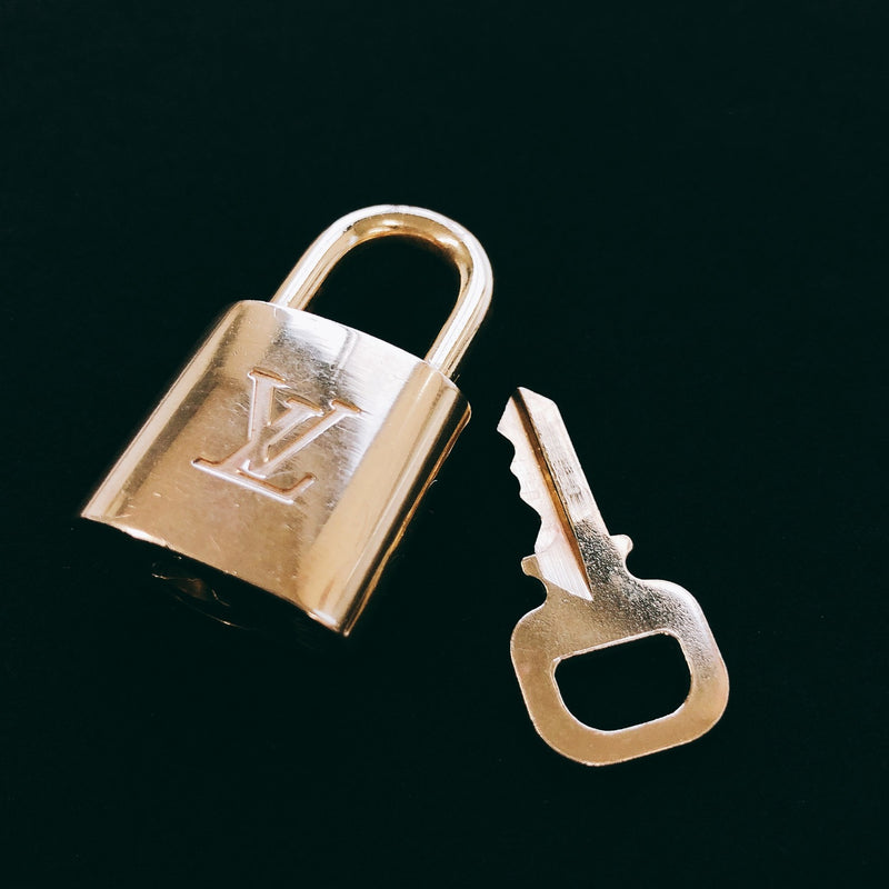 Louis Vuitton Padlock and NO KEY 318 and 316 Lock Brass 