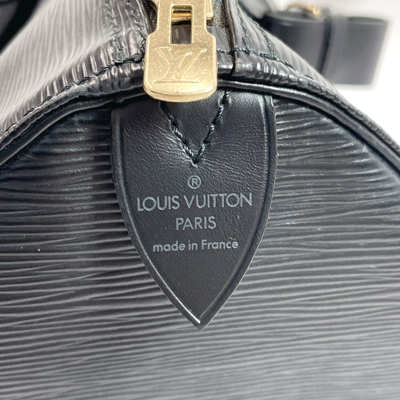 LOUIS VUITTON Silver Leather Pre Loved AS IS Boston Purse