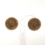 CHANEL Earring vintage metal gold 97P Women Used