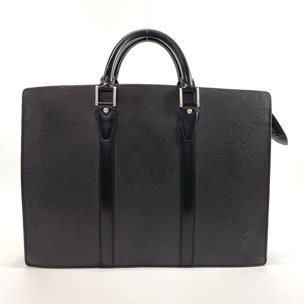 LOUIS VUITTON Business bag M30052 Porto Documan Rozan Taiga Black Black mens Used